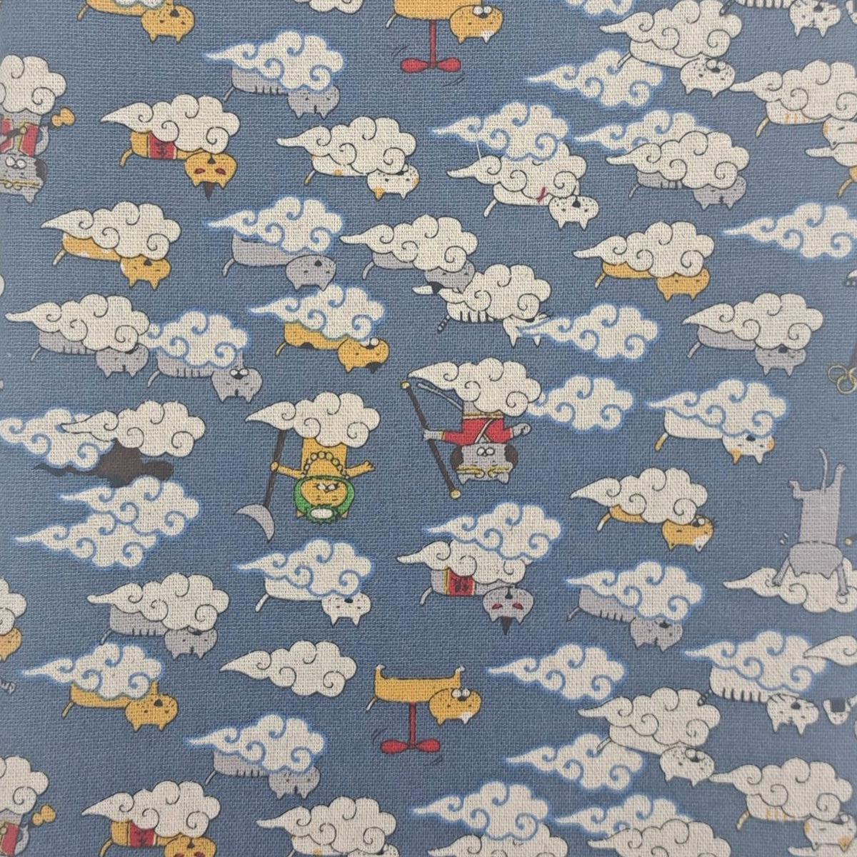 Japanese Cat Print Linseed Eye Pillow | Optional Lavender